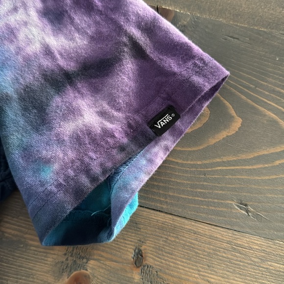 *SOLD* Vans Simpsons Mens T-Shirt Small Blue Otto Tie Dye Acid Short Sleeve Crew - Picture 5 of 9